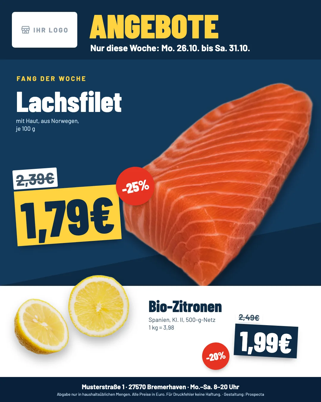 Beispiel-Prospekt: Stil Frische, 2 Artikel
