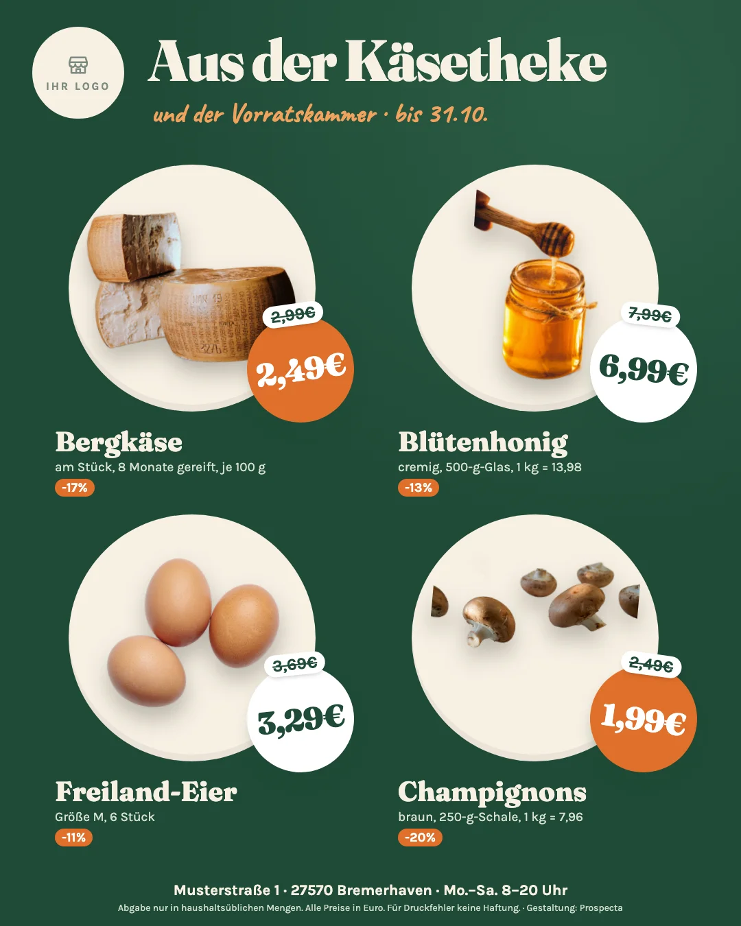 Beispiel-Prospekt: Stil Natur, 4 Artikel